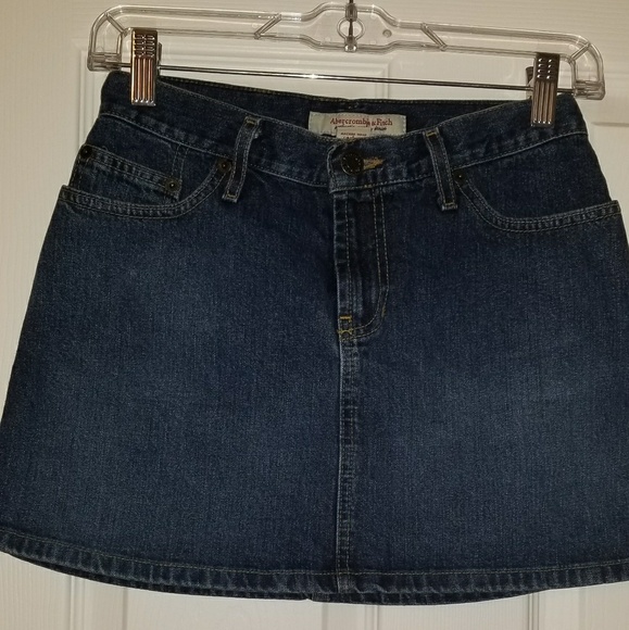 Abercrombie & Fitch Jean Mini Skirt (Junior) - Picture 1 of 5